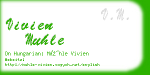 vivien muhle business card